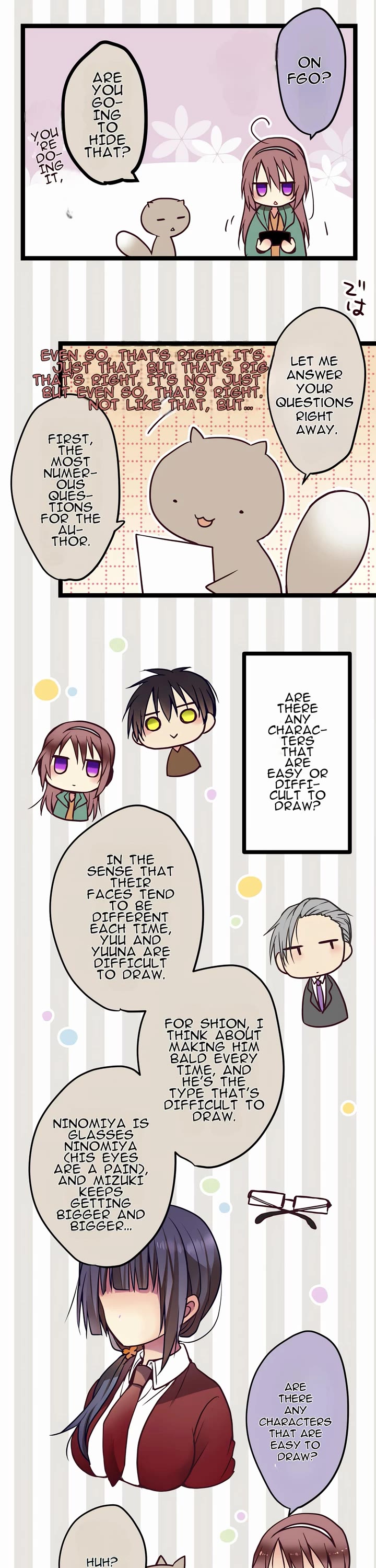 Monochrome Lovers Chapter 55.5 page 2 - Chapter 55.5: EX Monochrome Lovers Q/A