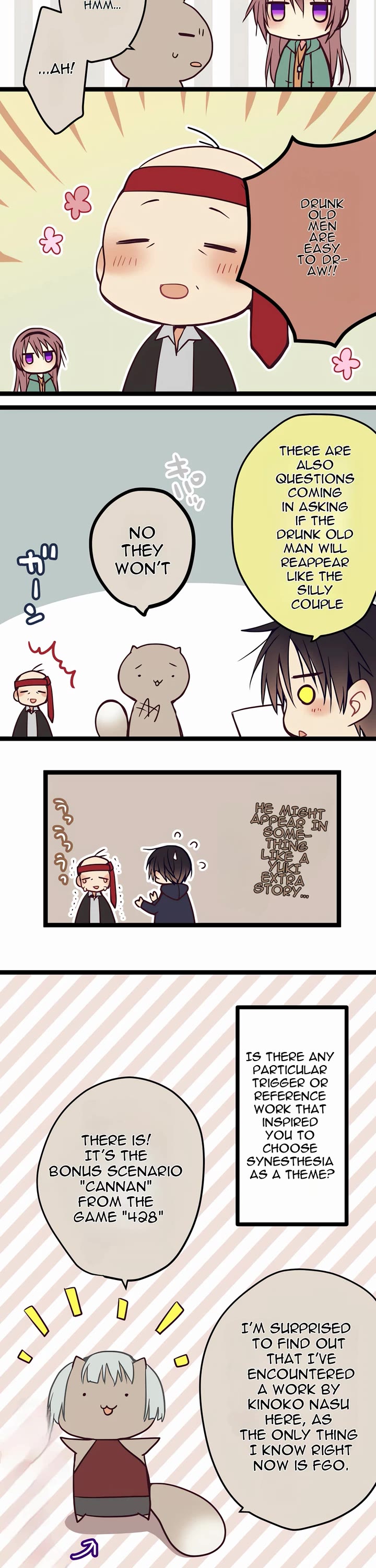 Monochrome Lovers Chapter 55.5 page 3 - Chapter 55.5: EX Monochrome Lovers Q/A