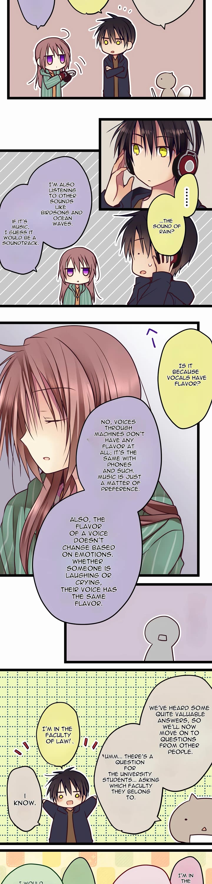 Monochrome Lovers Chapter 55.5 page 7 - Chapter 55.5: EX Monochrome Lovers Q/A