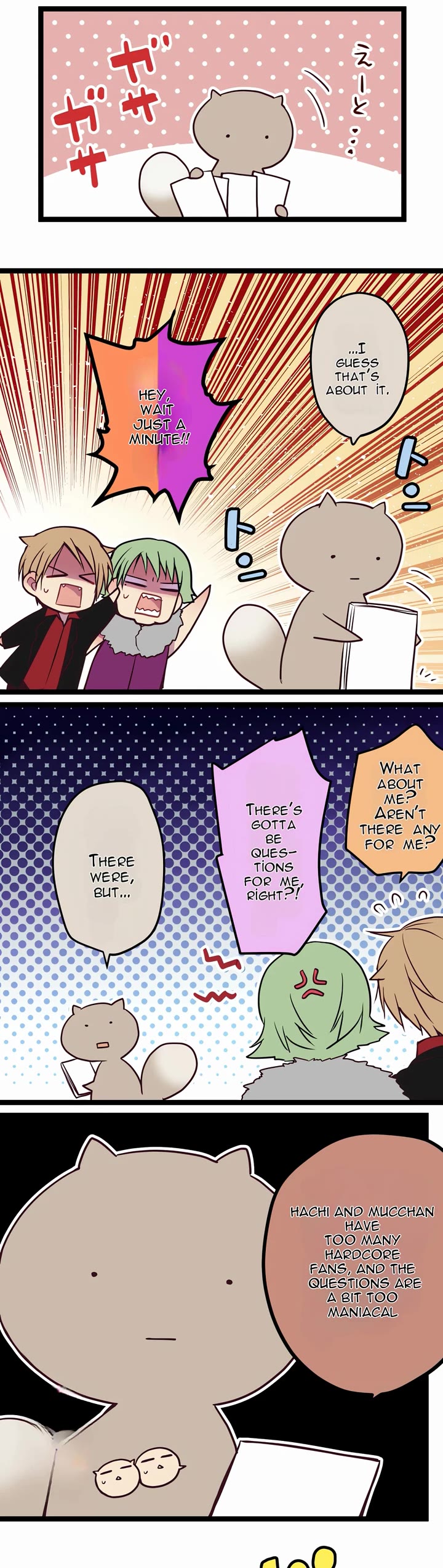 Monochrome Lovers Chapter 55.5 page 9 - Chapter 55.5: EX Monochrome Lovers Q/A