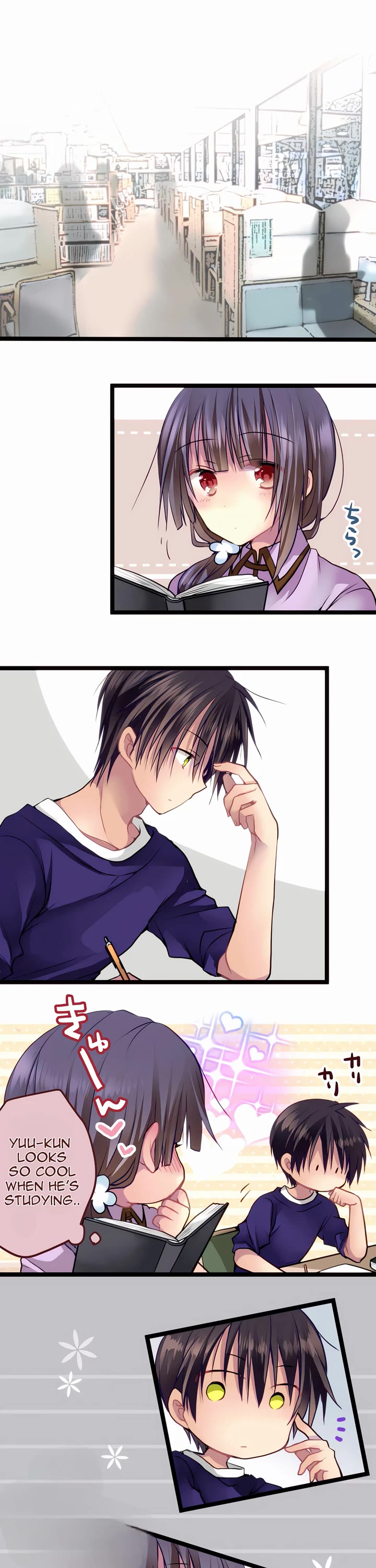 Monochrome Lovers Chapter 57 page 8 - Chapter 57: Library Date