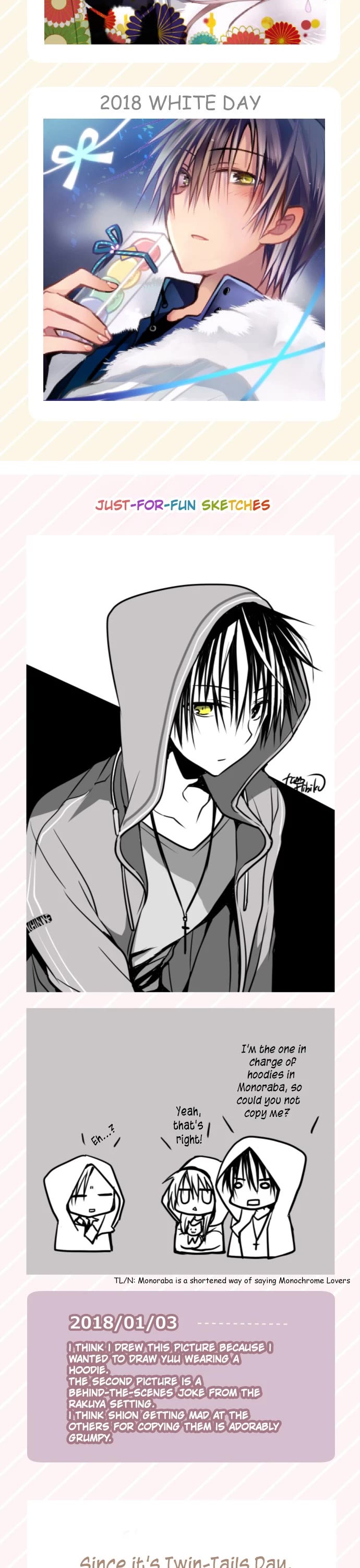 Monochrome Lovers Chapter 66.5 page 2 - Chapter 66.5: Monoraba Toy Box