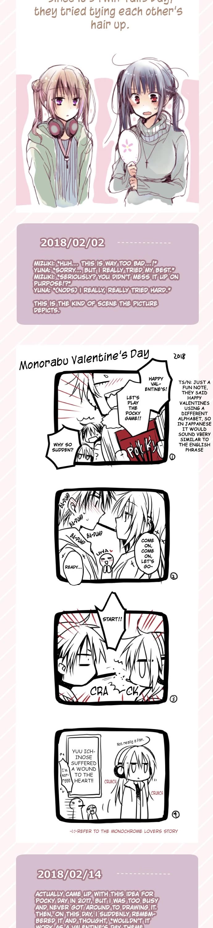 Monochrome Lovers Chapter 66.5 page 3 - Chapter 66.5: Monoraba Toy Box