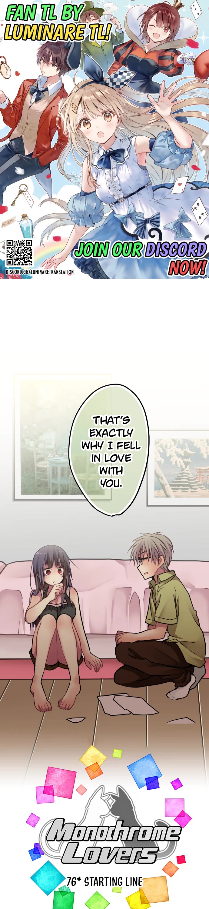 Monochrome Lovers Chapter 76 page 1 - Chapter 76