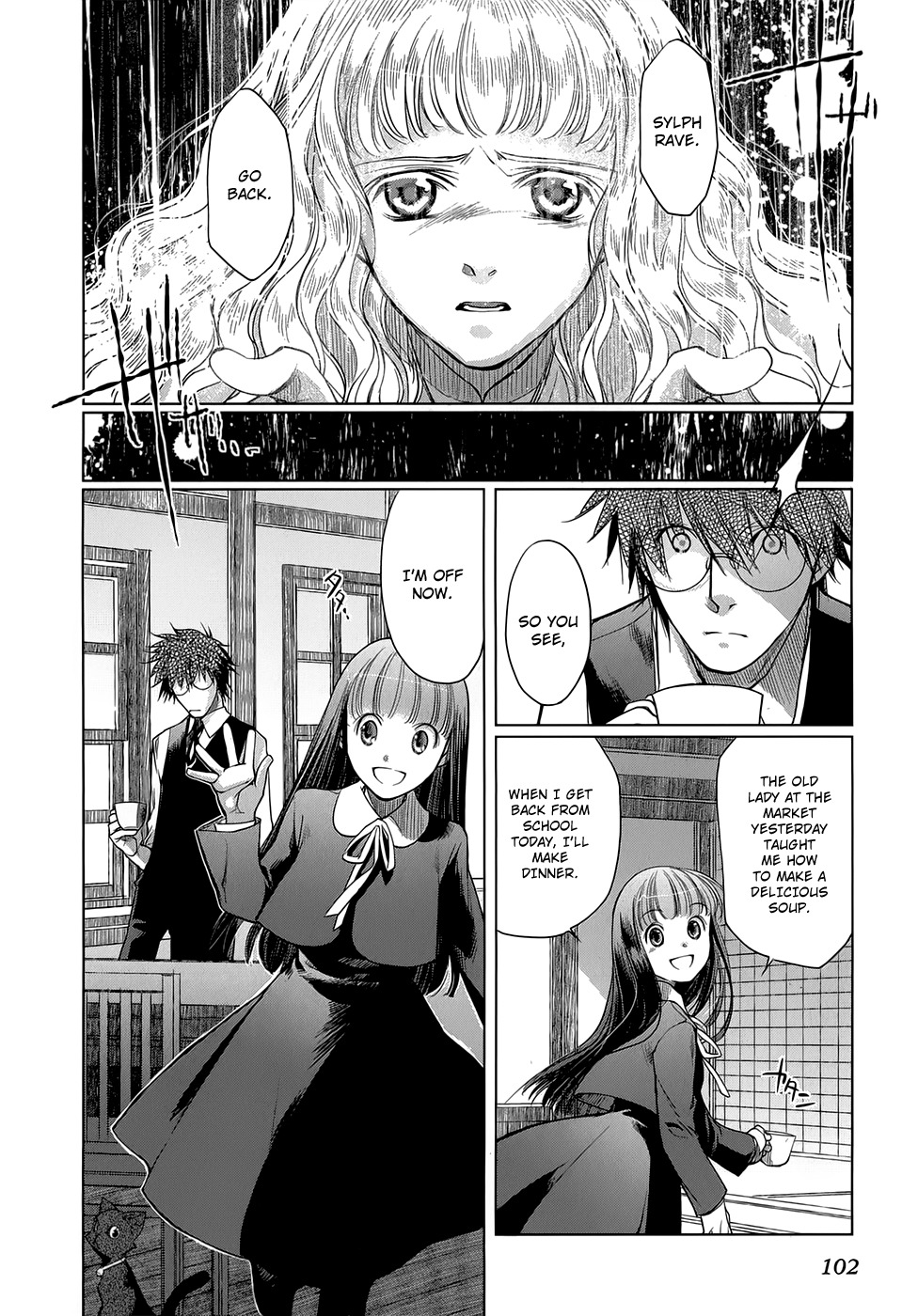 Monochrome Myst Chapter 10 page 7 - Chapter 10: Reunion