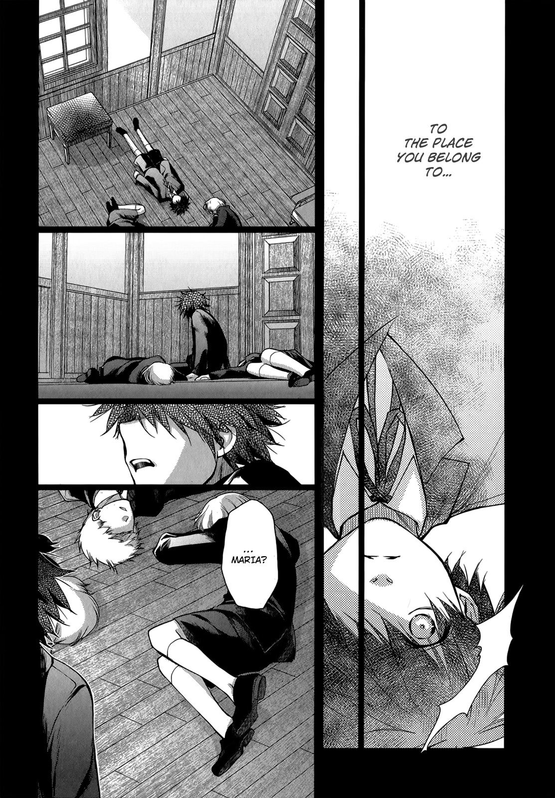 Monochrome Myst Chapter 13 page 14 - Chapter 13: What Was Lost