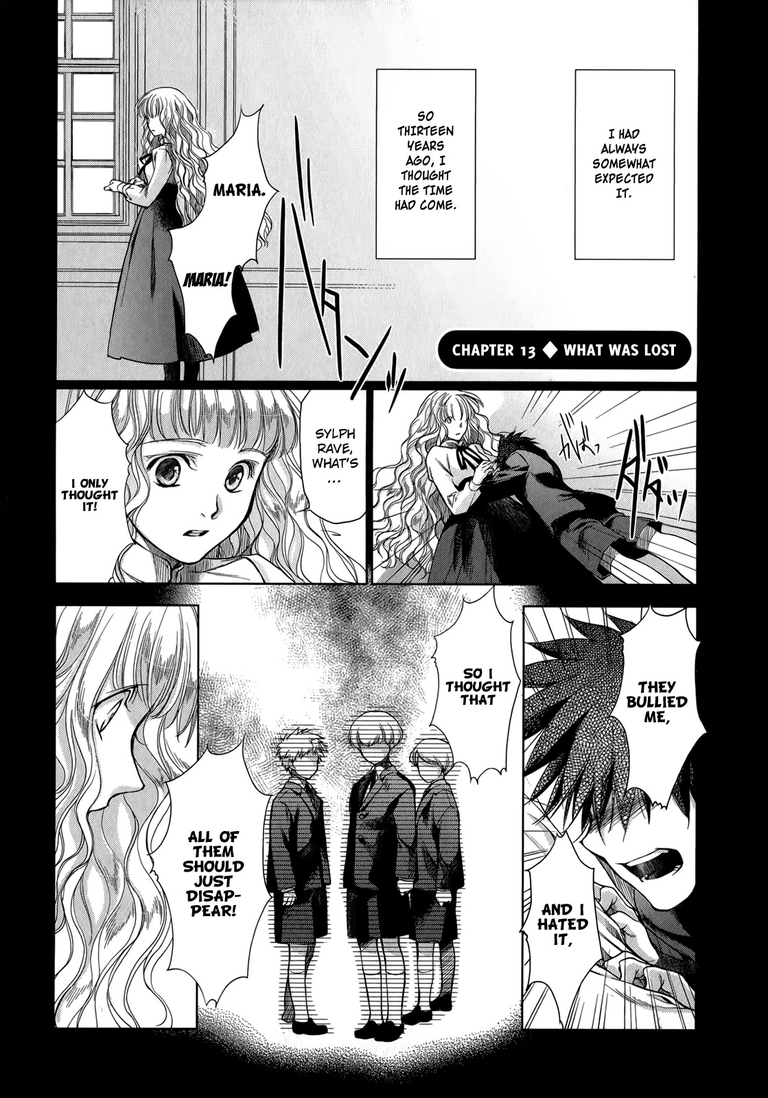 Monochrome Myst Chapter 13 page 2 - Chapter 13: What Was Lost