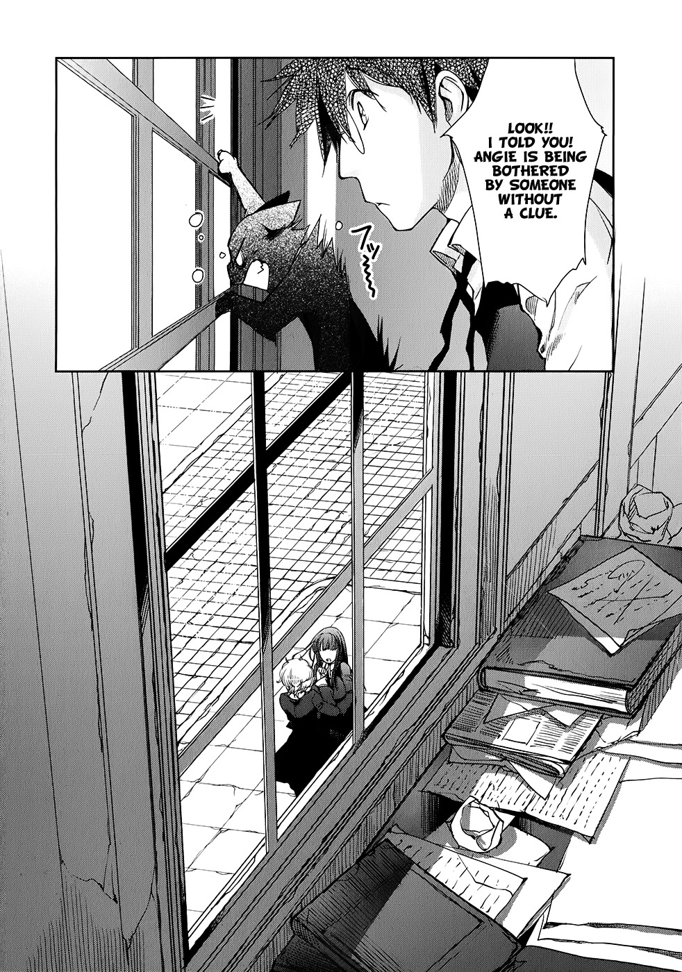 Monochrome Myst Chapter 4 page 12 - Chapter 4: A Curious Soul