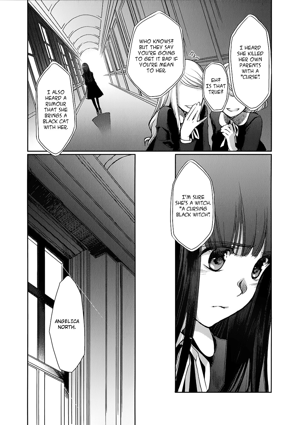 Monochrome Myst Chapter 4 page 6 - Chapter 4: A Curious Soul