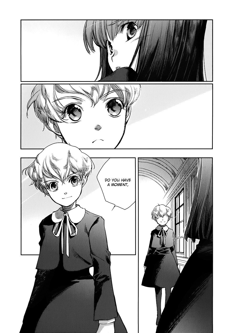 Monochrome Myst Chapter 4 page 7 - Chapter 4: A Curious Soul