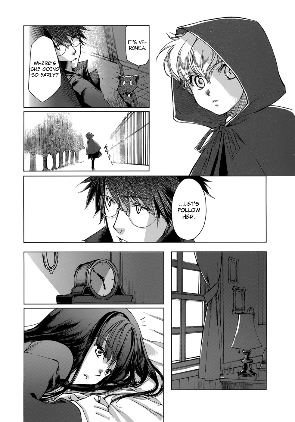 Monochrome Myst Chapter 5 page 16 - Chapter 5: The Voice That Does Not Reach