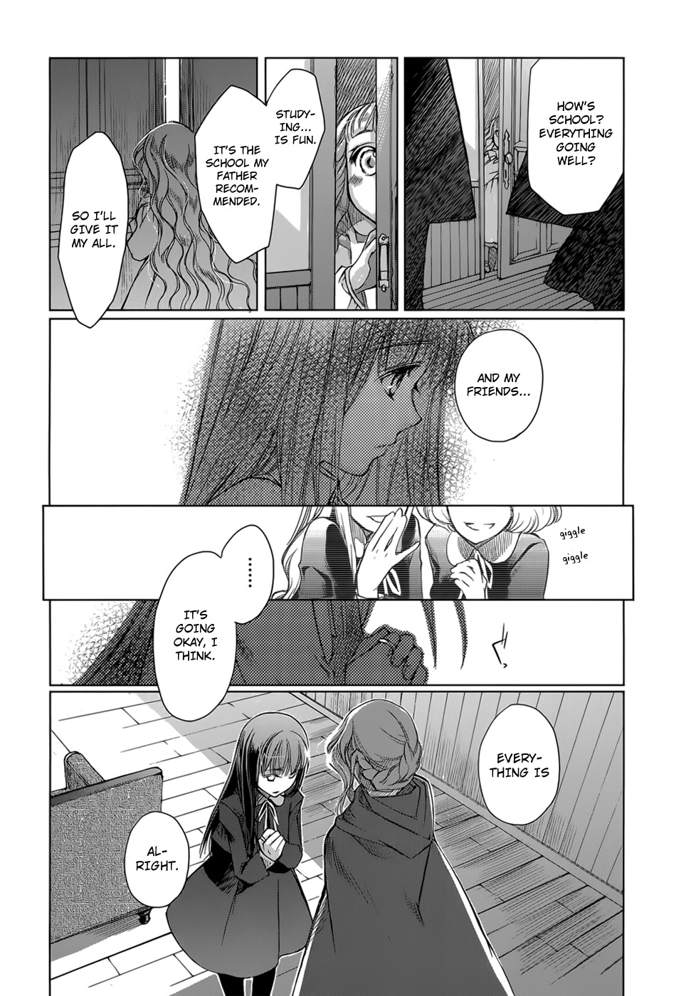 Monochrome Myst Chapter 5 page 22 - Chapter 5: The Voice That Does Not Reach