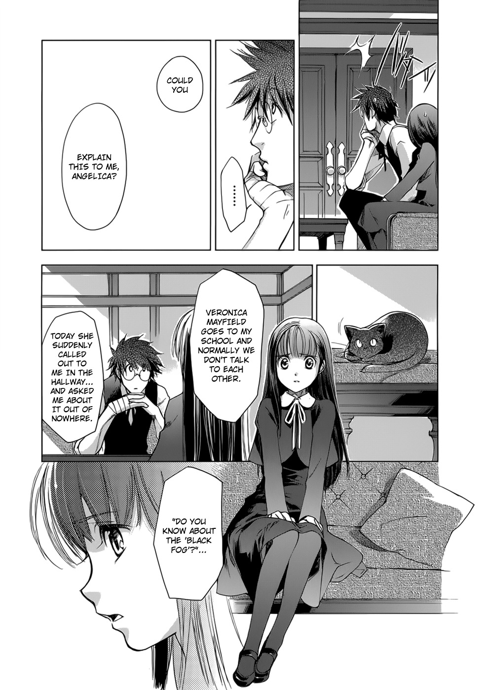 Monochrome Myst Chapter 5 page 6 - Chapter 5: The Voice That Does Not Reach