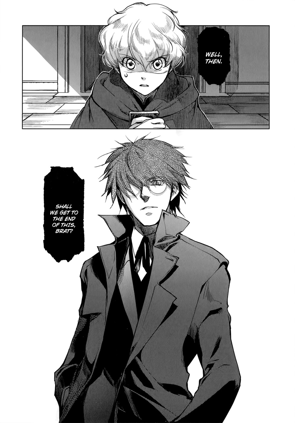 Monochrome Myst Chapter 6 page 29 - Chapter 6: The Dwellers of the Dark