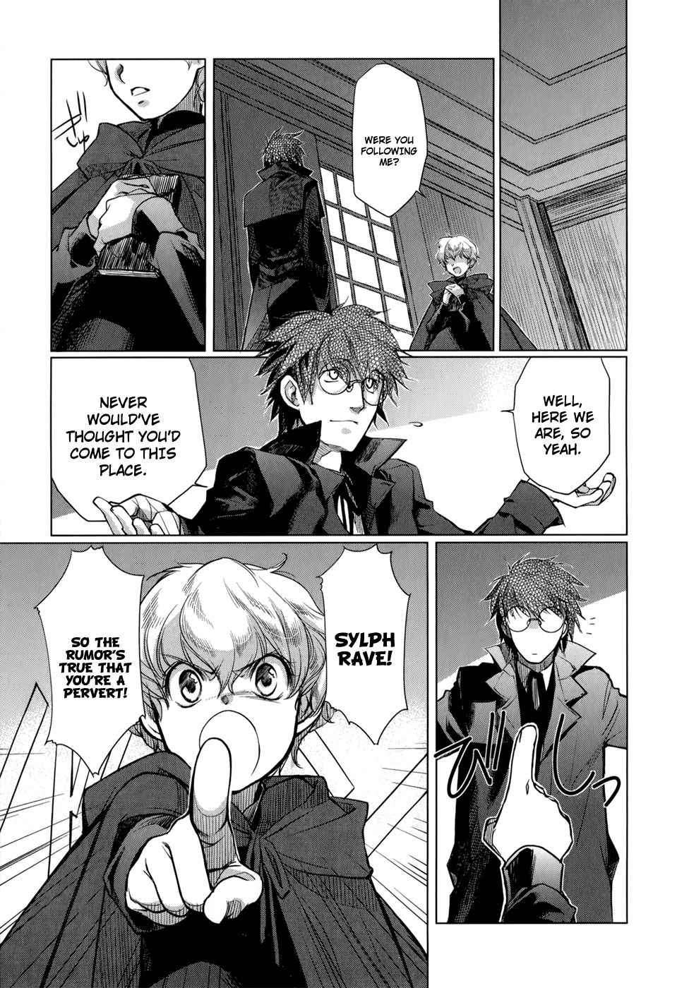 Monochrome Myst Chapter 6 page 5 - Chapter 6: The Dwellers of the Dark