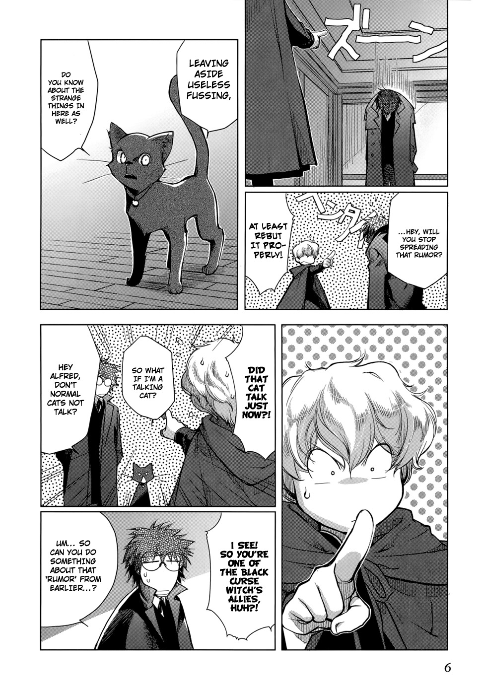 Monochrome Myst Chapter 6 page 6 - Chapter 6: The Dwellers of the Dark