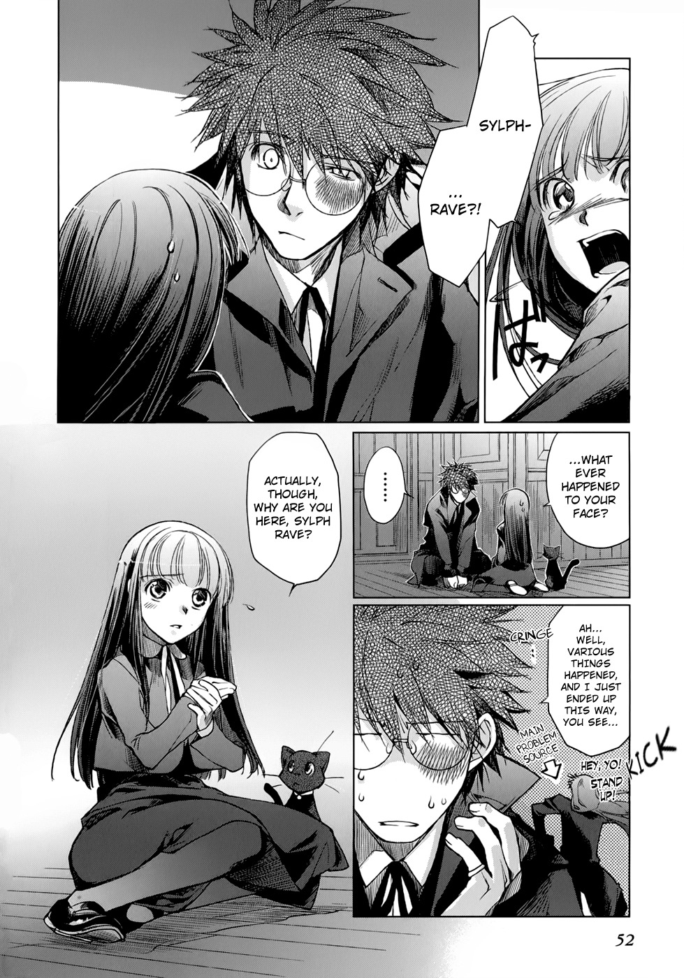 Monochrome Myst Chapter 8 page 5 - Chapter 8: Ending Time