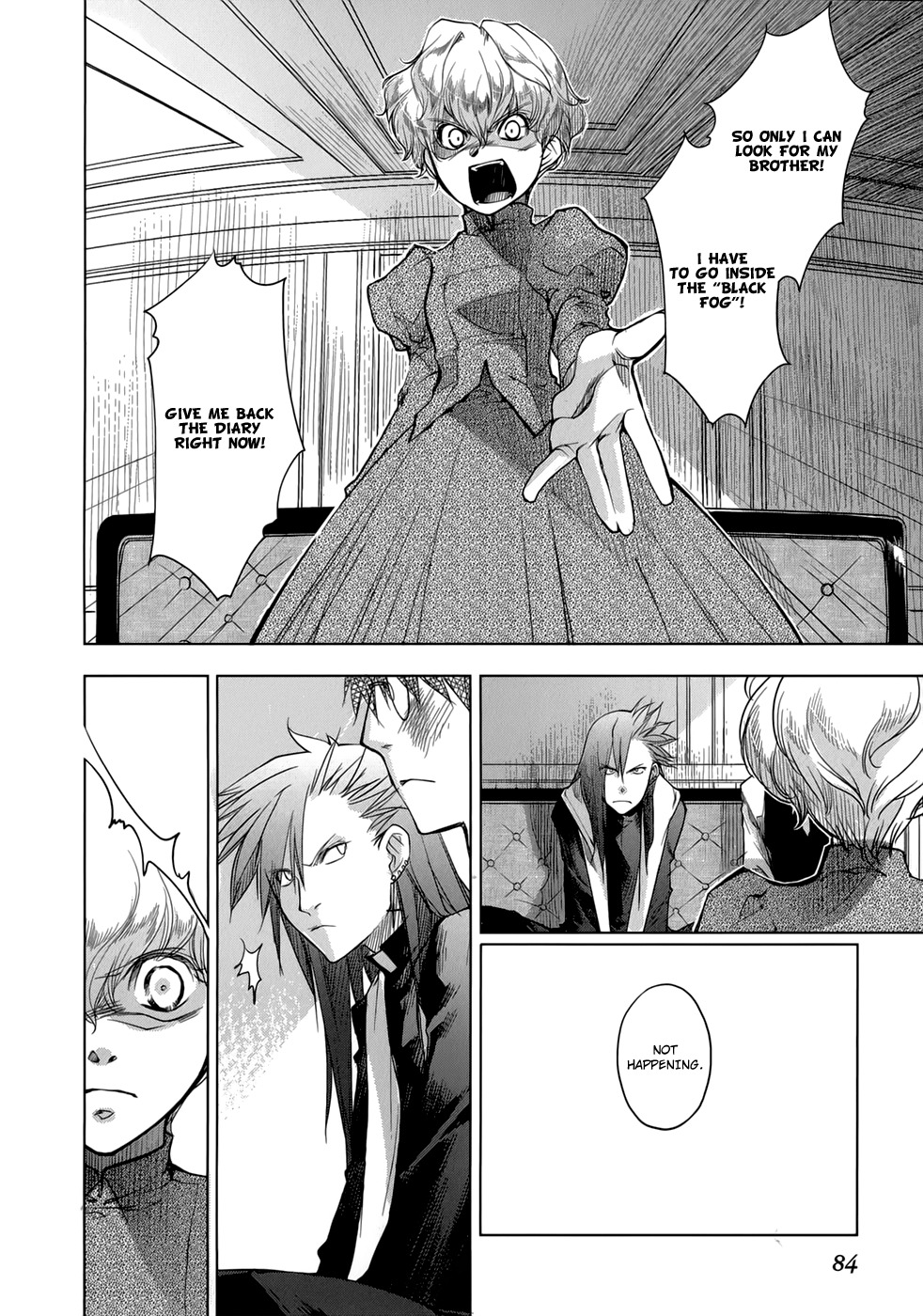 Monochrome Myst Chapter 9 page 13 - Chapter 9: Think of and Be Thought of