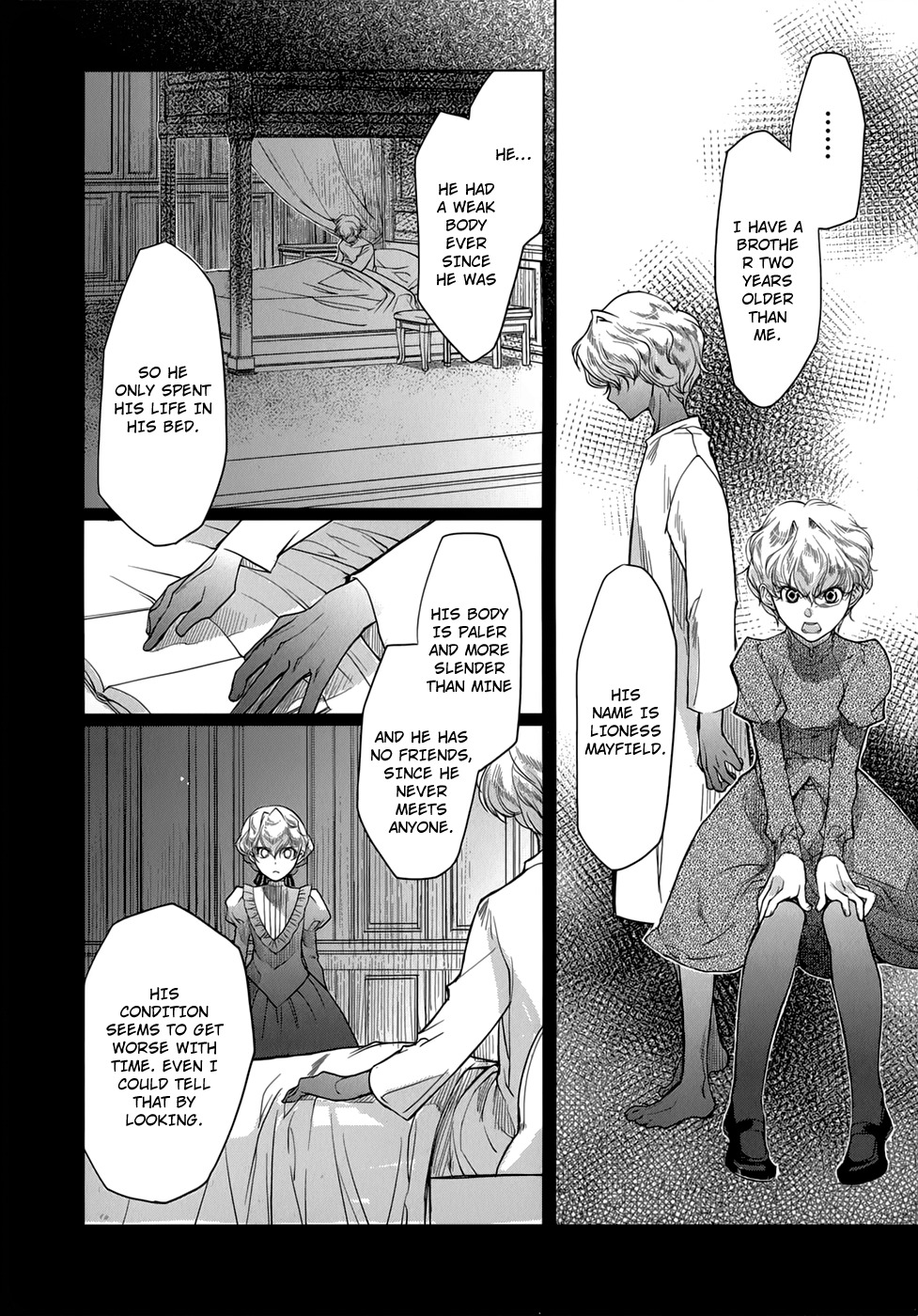 Monochrome Myst Chapter 9 page 7 - Chapter 9: Think of and Be Thought of