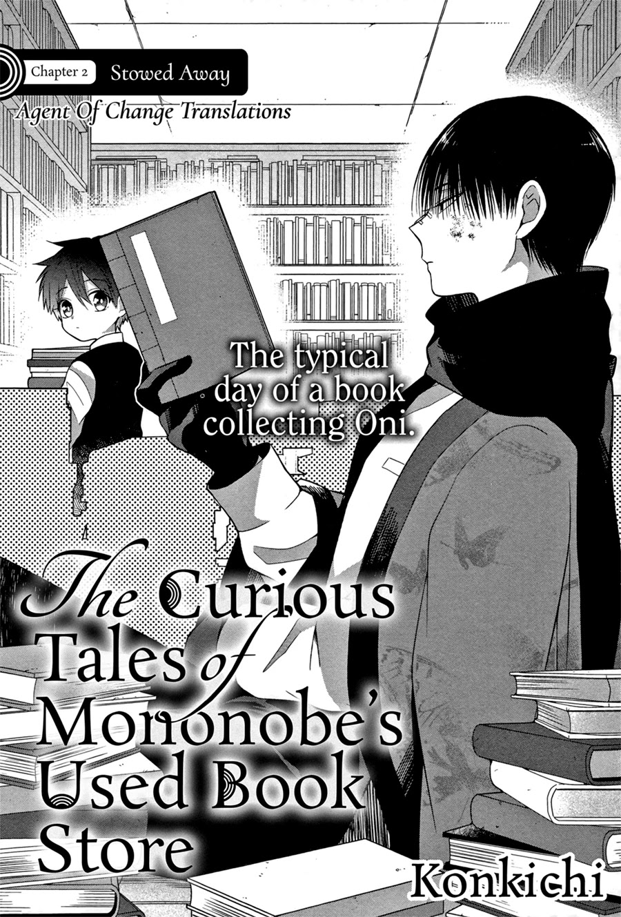 Mononobe Koshoten Kaikitan Chapter 2 page 4 - Chapter 2: Stowed Away