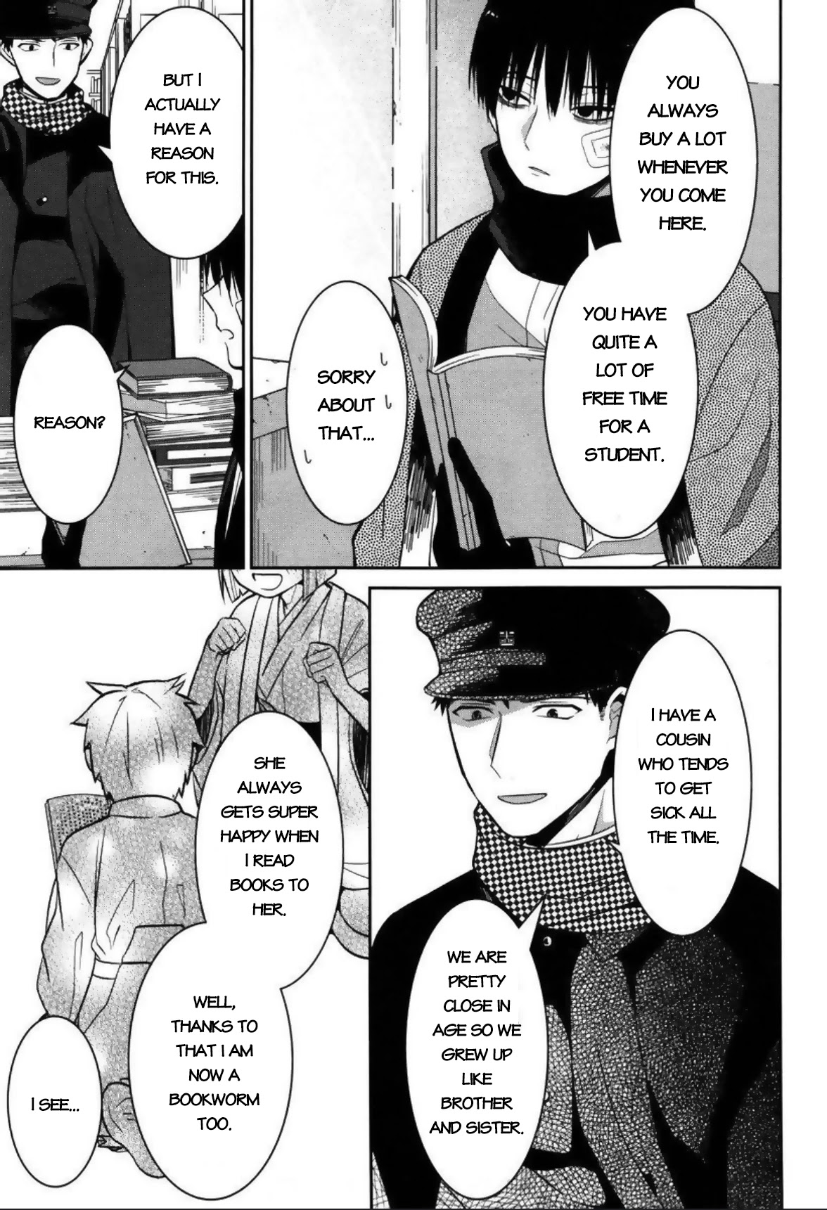 Mononobe Koshoten Kaikitan Chapter 3 page 4 - Chapter 3: Hitokakushi