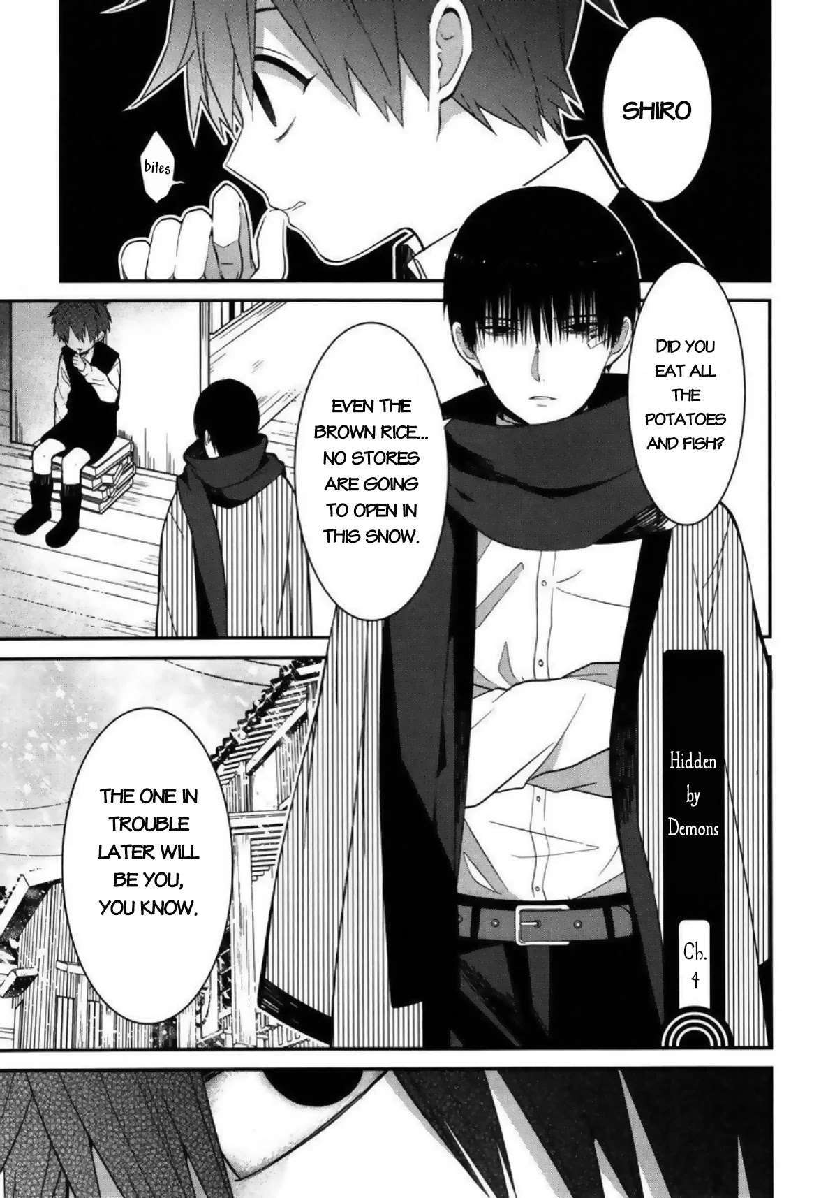 Mononobe Koshoten Kaikitan Chapter 4 page 3 - Chapter 4: Hidden by Demons