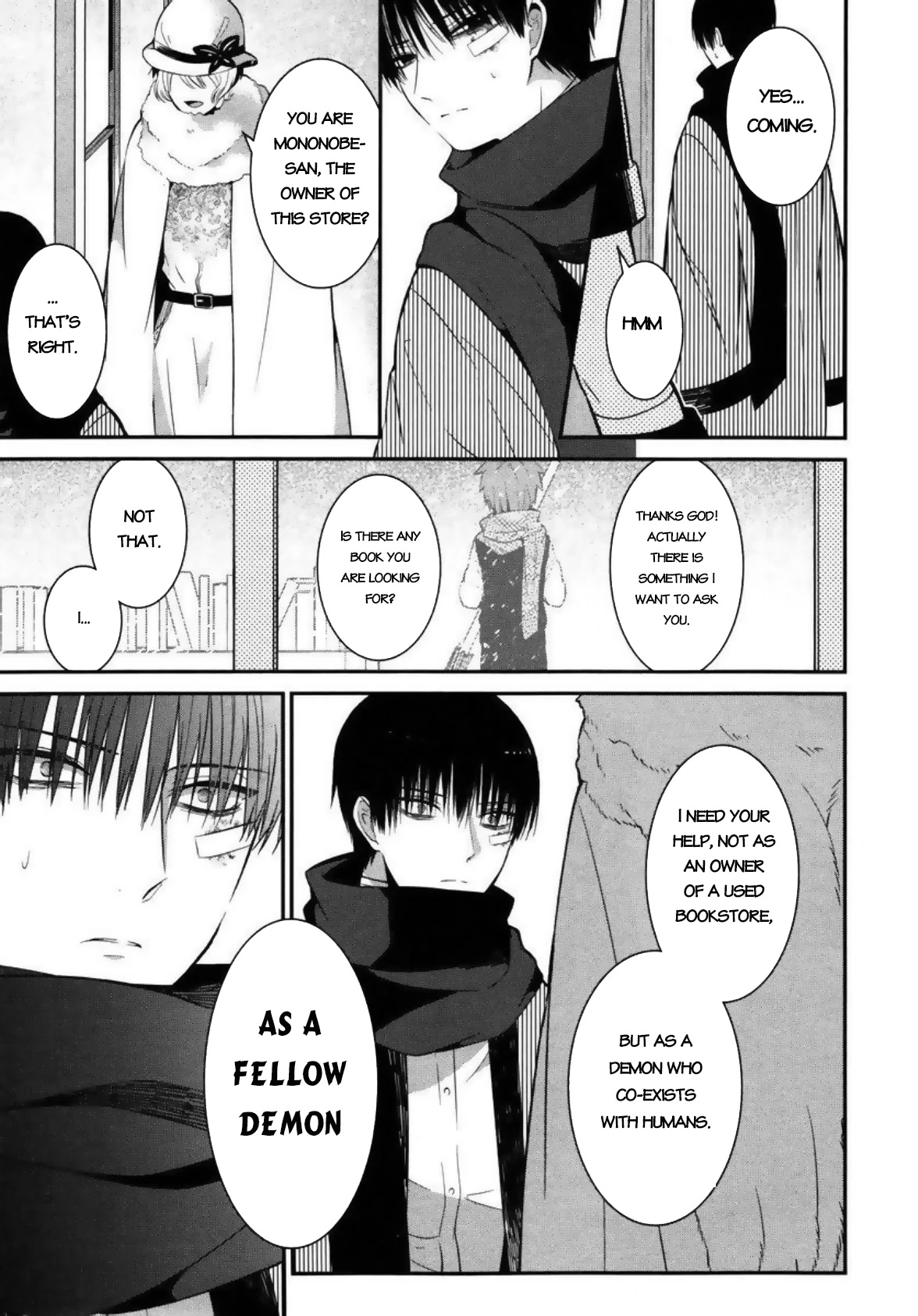 Mononobe Koshoten Kaikitan Chapter 4 page 5 - Chapter 4: Hidden by Demons