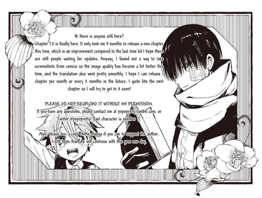 Mononobe Koshoten Kaikitan Chapter 7.2 page 1 - Chapter 7.2: Kidnapping