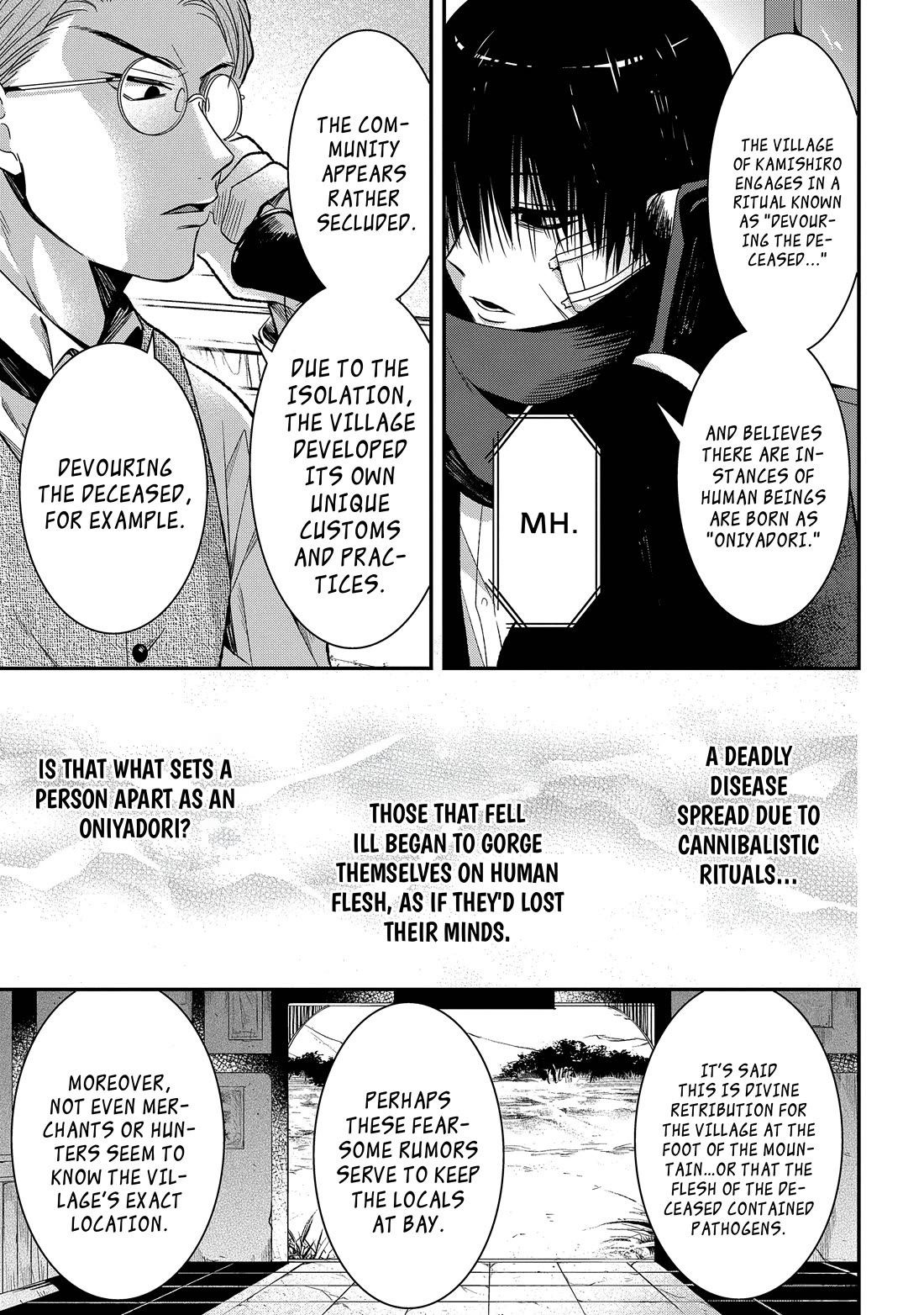 Mononobe Koshoten Kaikitan Chapter 8.2 page 4 - Chapter 8.2: Wanderer