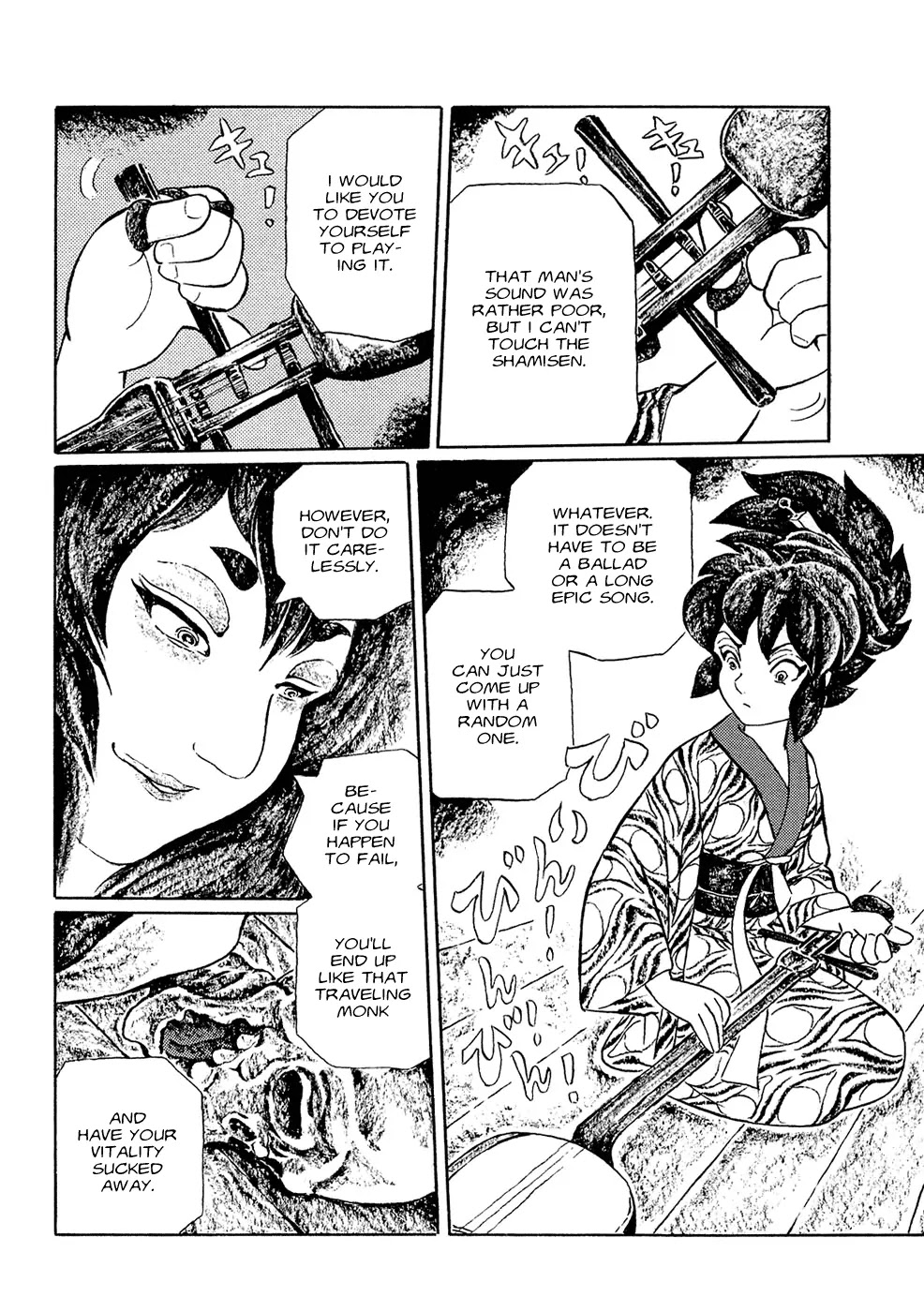 Mononoke Soushi Chapter 4 page 10 - Chapter 4: The "Eye of the Hand" Plays the Shamisen