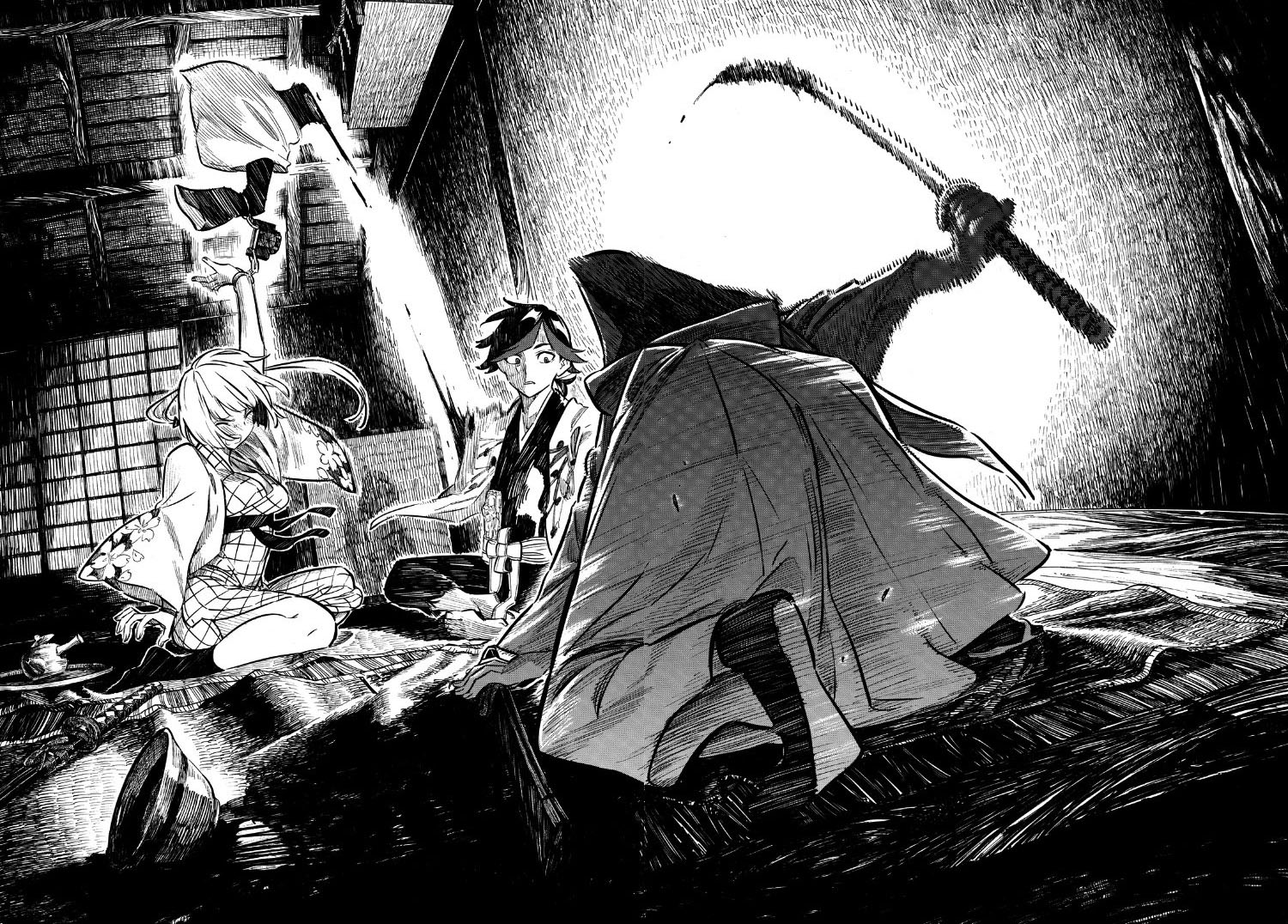Mononote: Edo Kiketsu Ninja Emaki Chapter 11 page 17 - Chapter 11: The Family and the Human