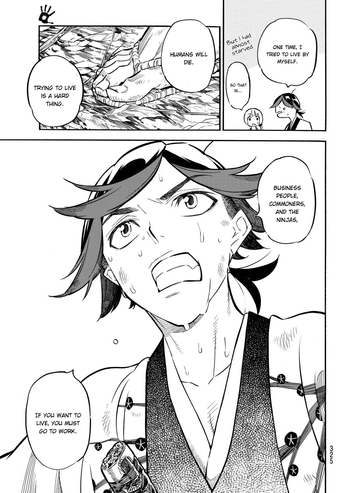 Mononote: Edo Kiketsu Ninja Emaki Chapter 12 page 6 - Chapter 12: The reason to live.