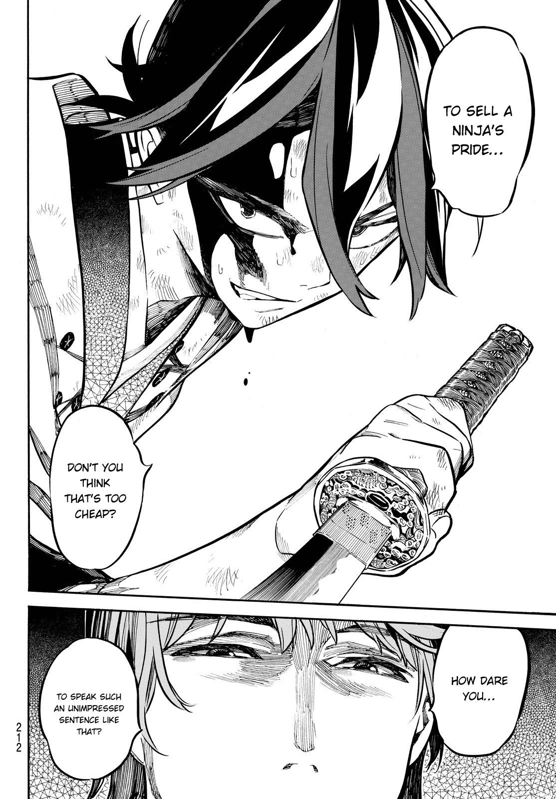 Mononote: Edo Kiketsu Ninja Emaki Chapter 14 page 17 - Chapter 14: The price of pride.