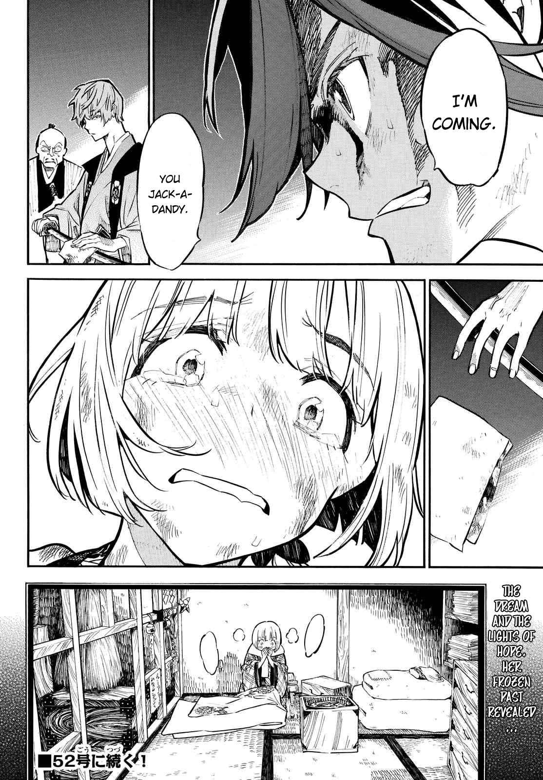 Mononote: Edo Kiketsu Ninja Emaki Chapter 15 page 19 - Chapter 15: The Dream and choice.