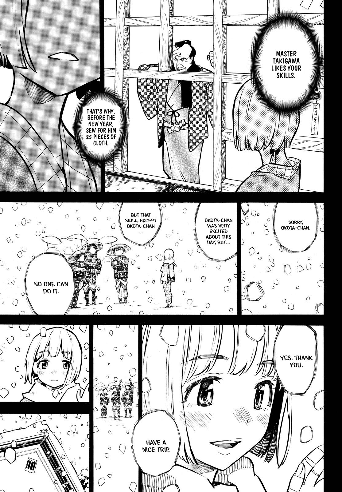 Mononote: Edo Kiketsu Ninja Emaki Chapter 16 page 12 - Chapter 16: Adventure.
