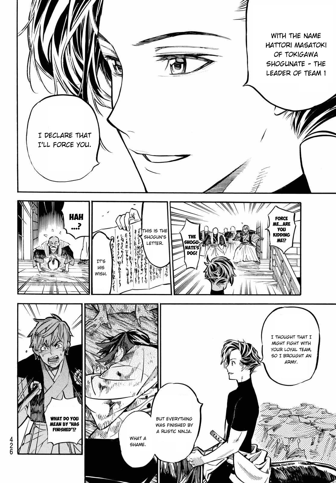 Mononote: Edo Kiketsu Ninja Emaki Chapter 18 page 10 - Chapter 18: The Shogunate