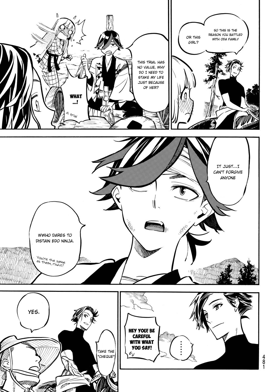 Mononote: Edo Kiketsu Ninja Emaki Chapter 19 page 12 - Chapter 19: The rules. [END]
