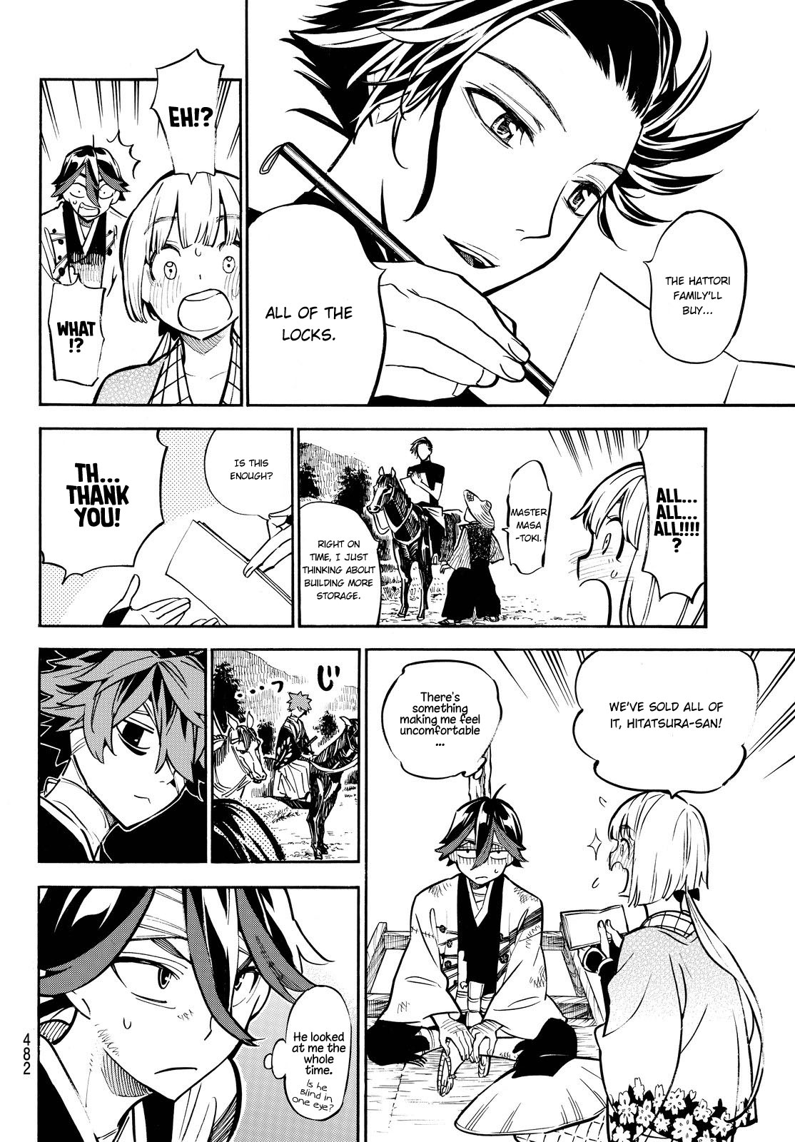 Mononote: Edo Kiketsu Ninja Emaki Chapter 19 page 13 - Chapter 19: The rules. [END]