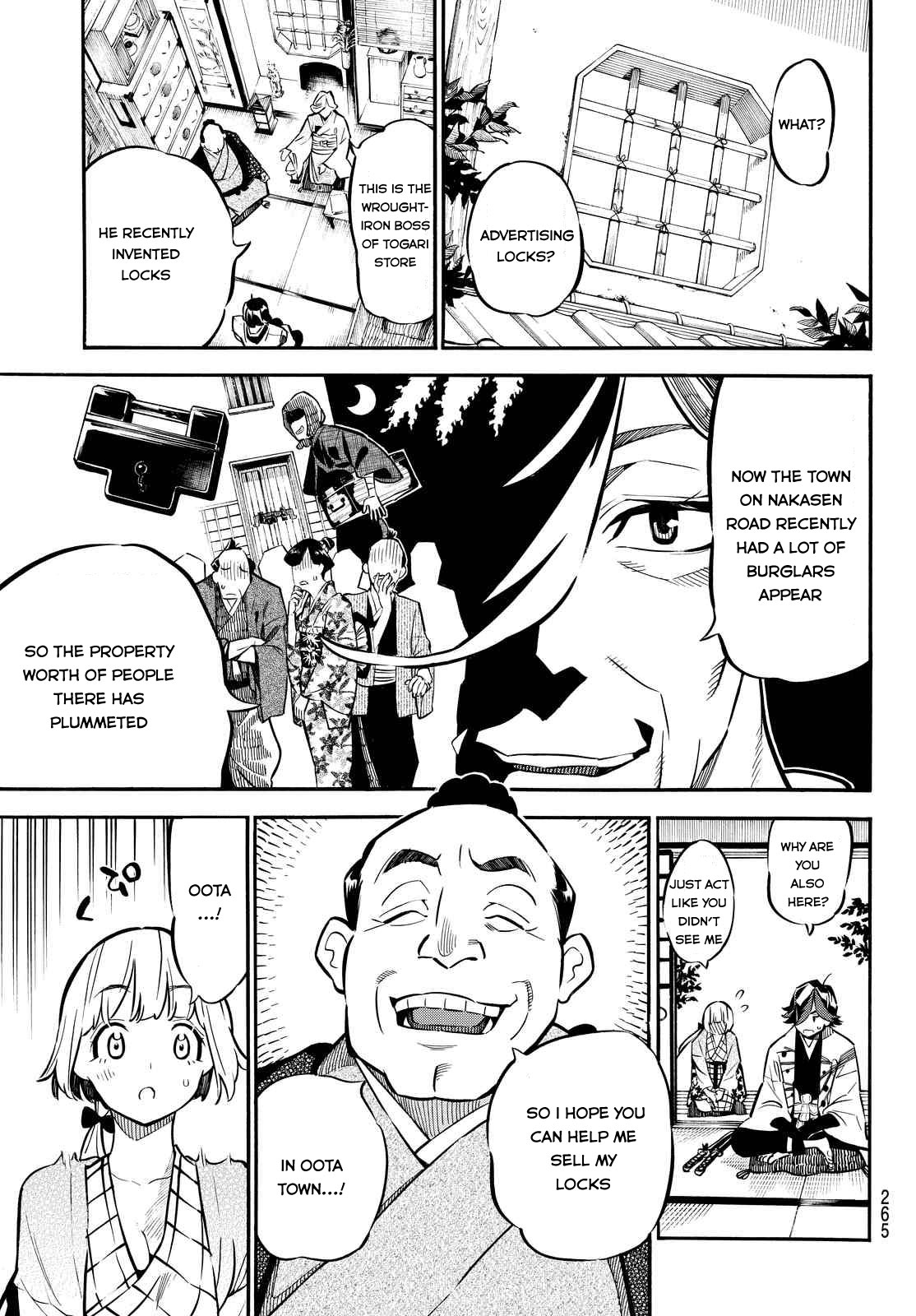 Mononote: Edo Kiketsu Ninja Emaki Chapter 6 page 13 - Chapter 6: Out hands