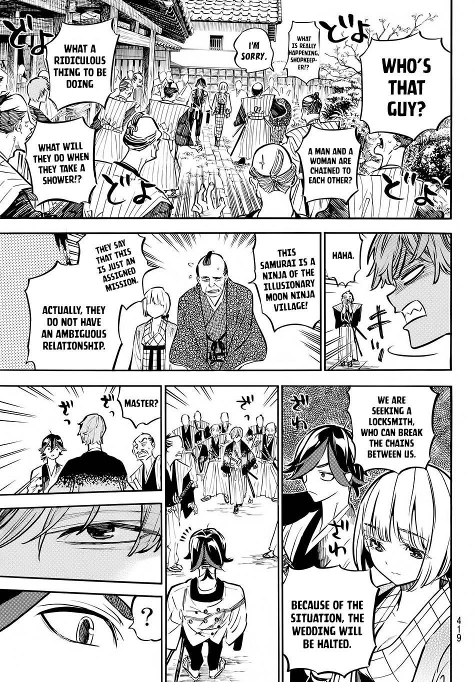 Mononote: Edo Kiketsu Ninja Emaki Chapter 9 page 14 - Chapter 9: Edo Shinobi Kagyou