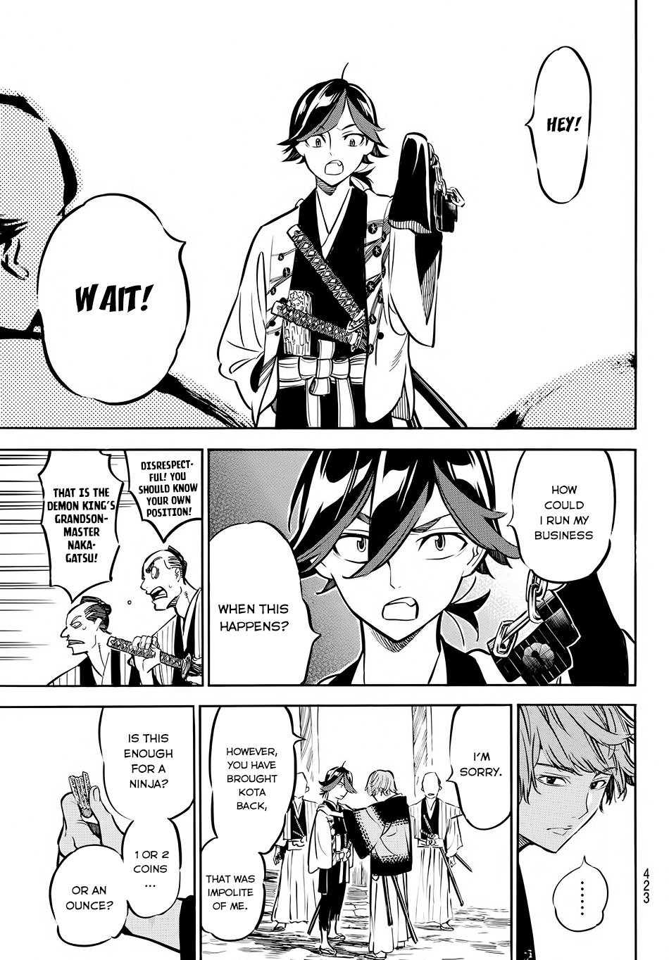 Mononote: Edo Kiketsu Ninja Emaki Chapter 9 page 17 - Chapter 9: Edo Shinobi Kagyou