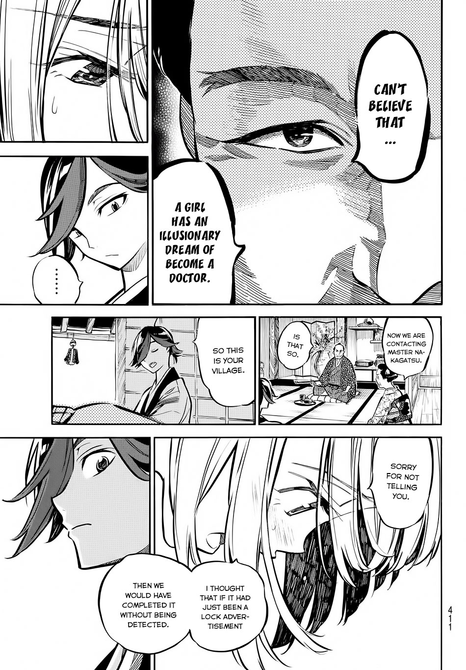 Mononote: Edo Kiketsu Ninja Emaki Chapter 9 page 6 - Chapter 9: Edo Shinobi Kagyou