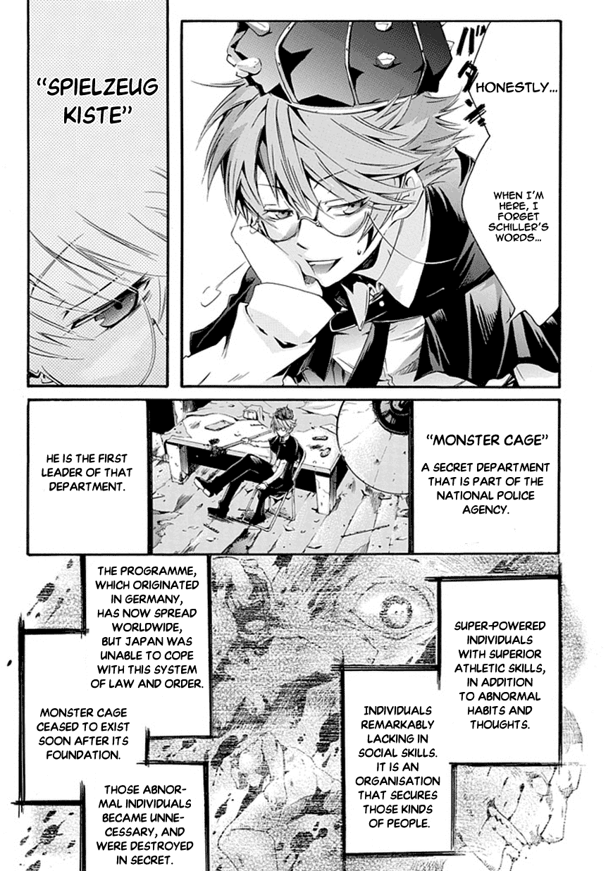 Monster Cage Chapter 0.2 page 12 - Chapter 0 v2 : Oneshot