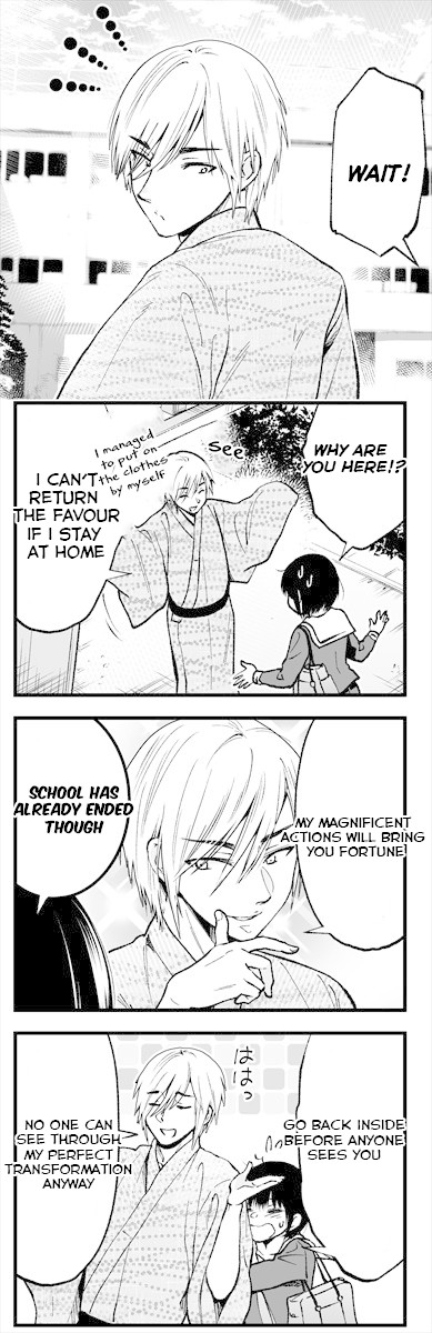 Monster Cat Wants to Repay a Favour Chapter 2 page 8 - Chapter 2: Gyaru and Cat