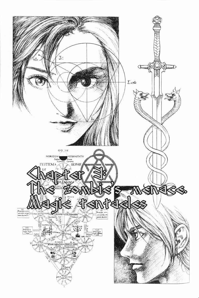 Monster Collection Chapter 3 page 1 - Chapter 3: The Zombie's Menace. Magic Tentacles