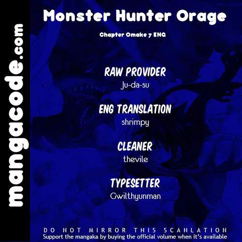 Monster Hunter Orage Chapter 7.5 page 1 - Chapter 7.5: A Hunter's Life
