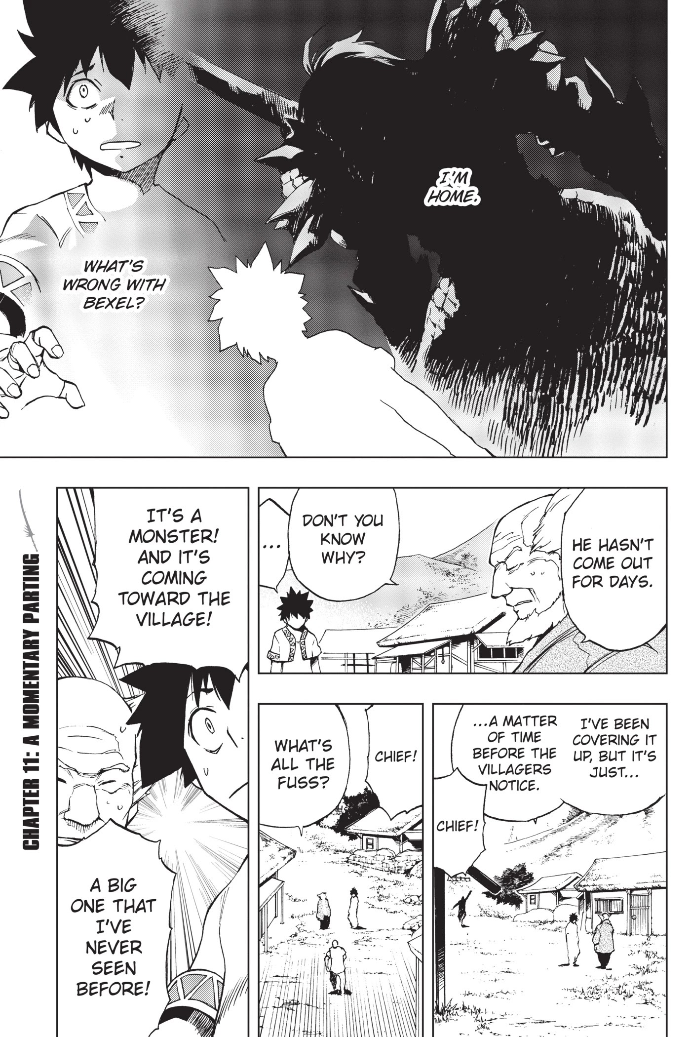 Monster Hunter - Senkou no Kariudo Chapter 11 page 1 - Chapter 11: A Momentary Parting