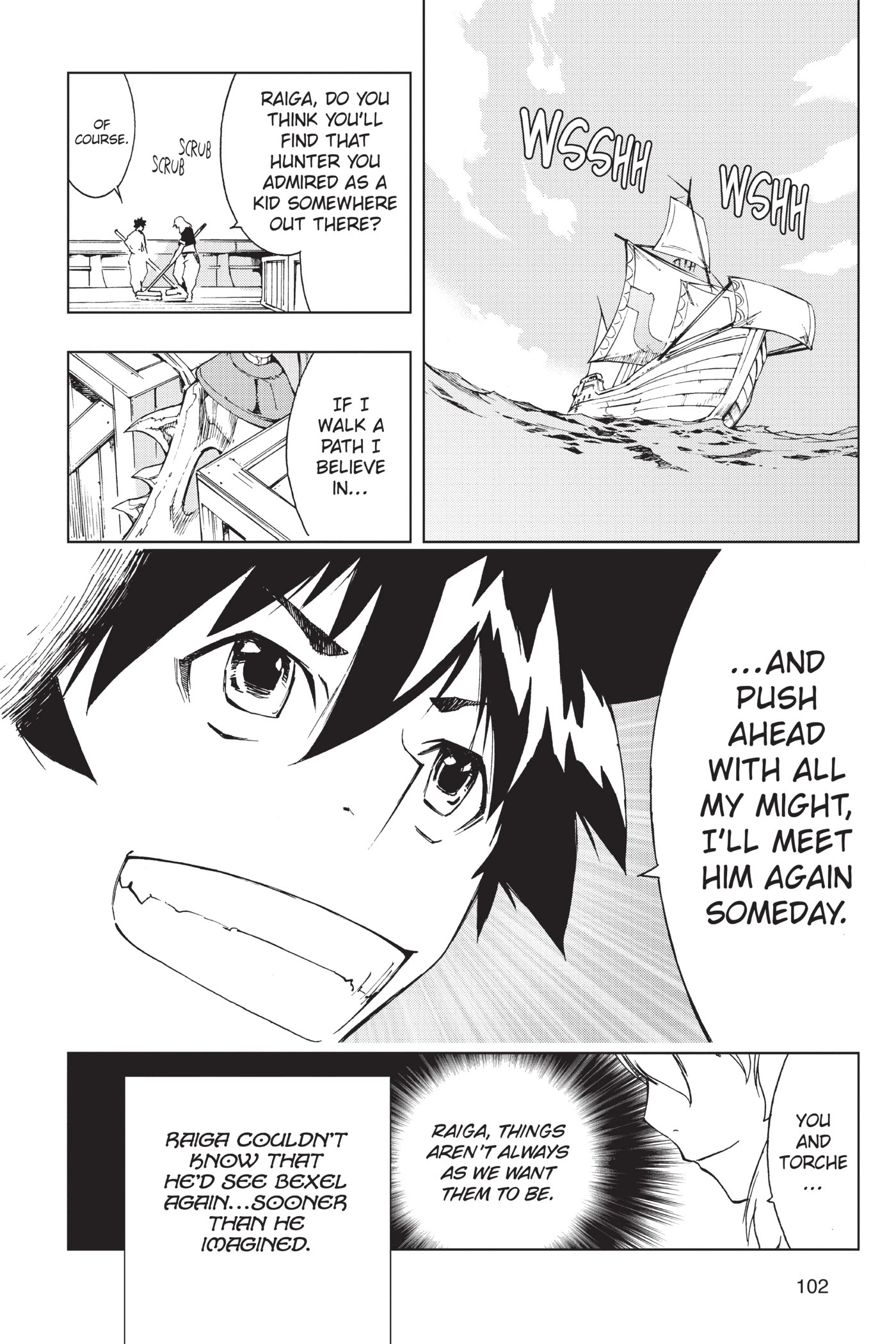 Monster Hunter - Senkou no Kariudo Chapter 11 page 22 - Chapter 11: A Momentary Parting