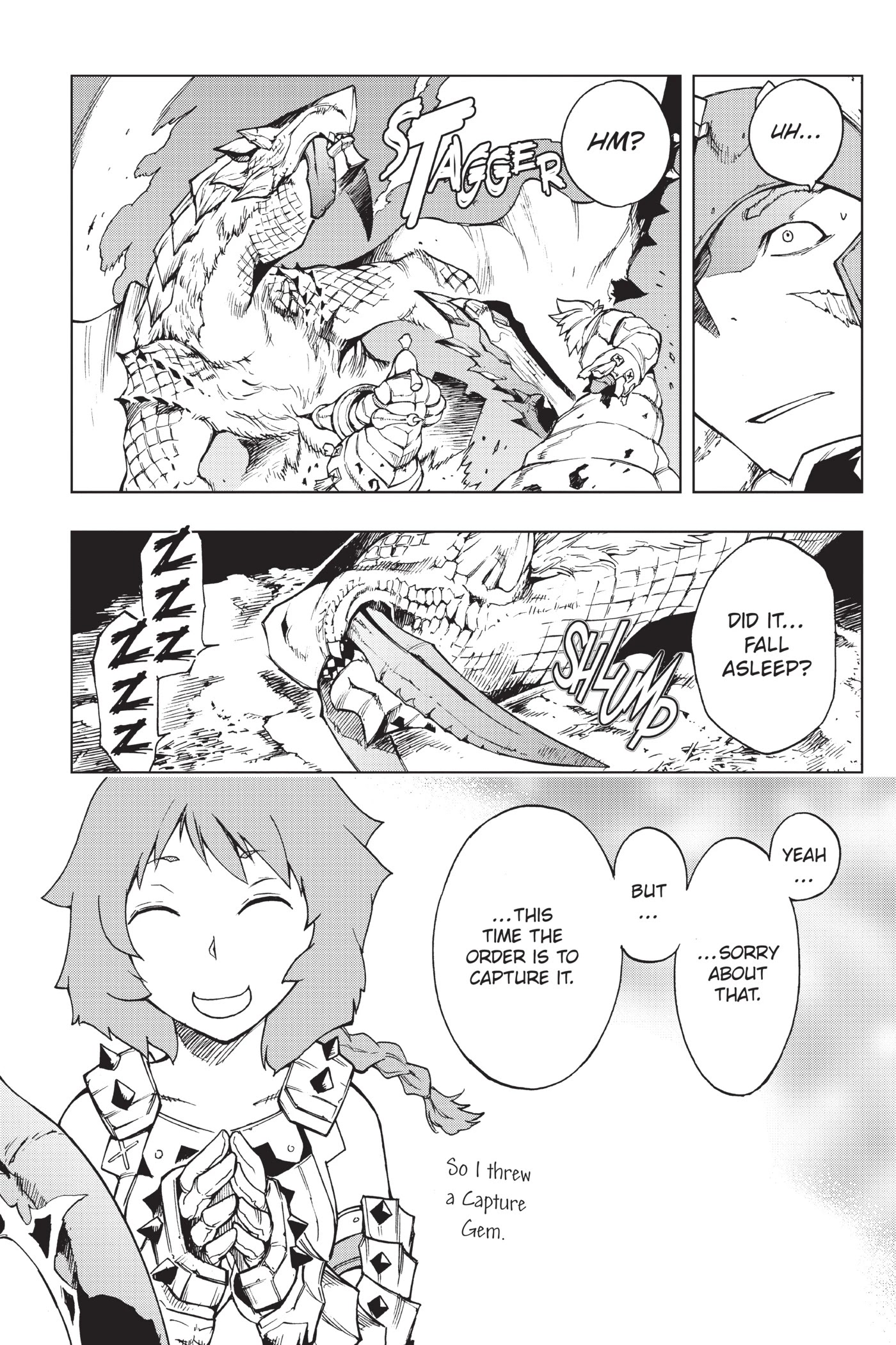 Monster Hunter - Senkou no Kariudo Chapter 12 page 15 - Chapter 12: Three Nows