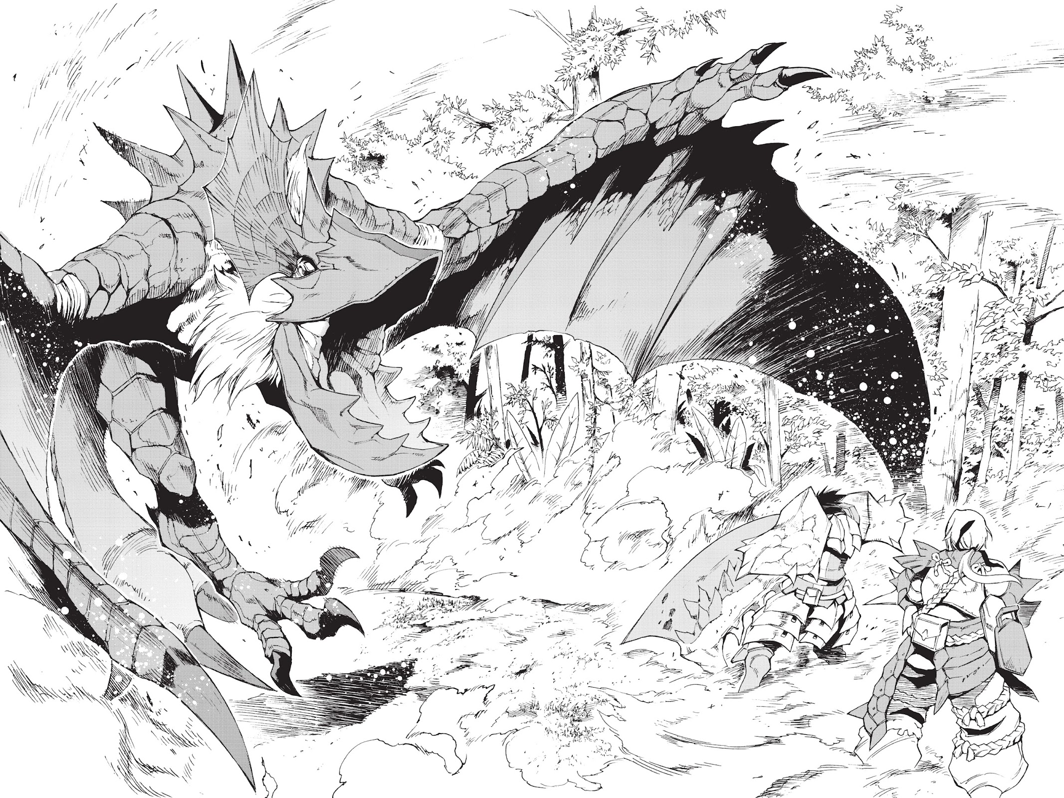 Monster Hunter - Senkou no Kariudo Chapter 12 page 3 - Chapter 12: Three Nows